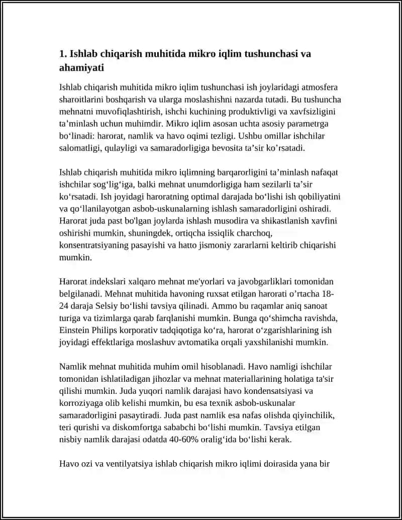 ISHLAB CHIQARISH MUHITNING MIKRO IQLIM SHAROITLARI 3