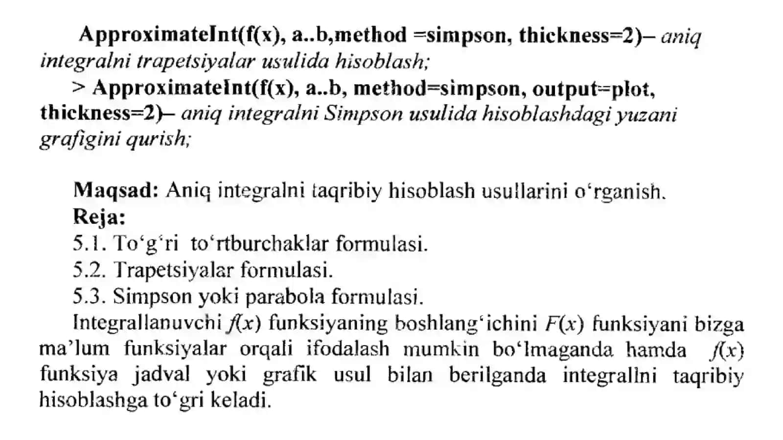Matematik modellashtirishda xatoliklar 3
