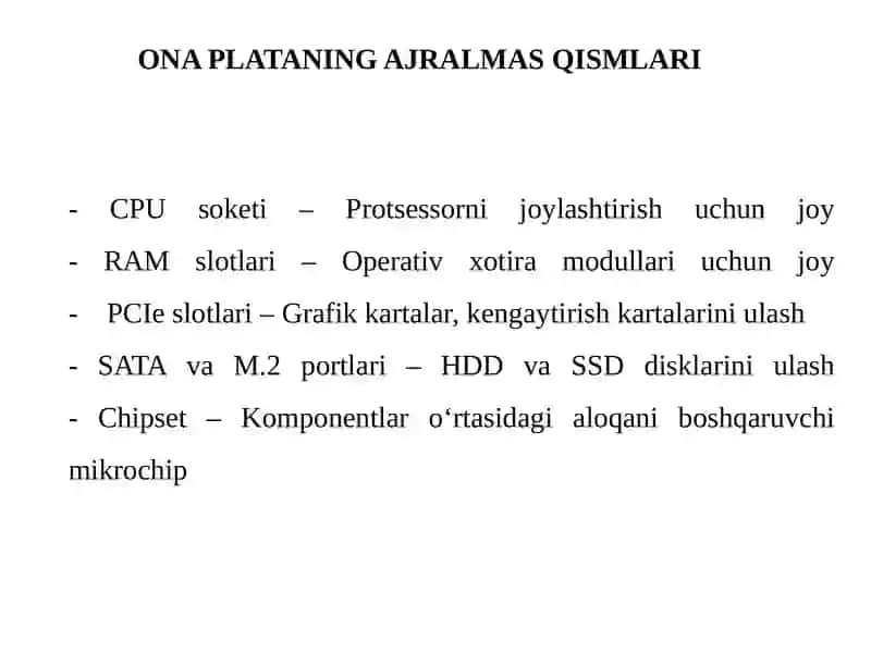 Ona plata (Motherboard) 3