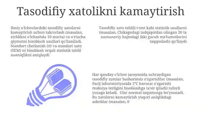 Tasodifiy xatoliklar 3