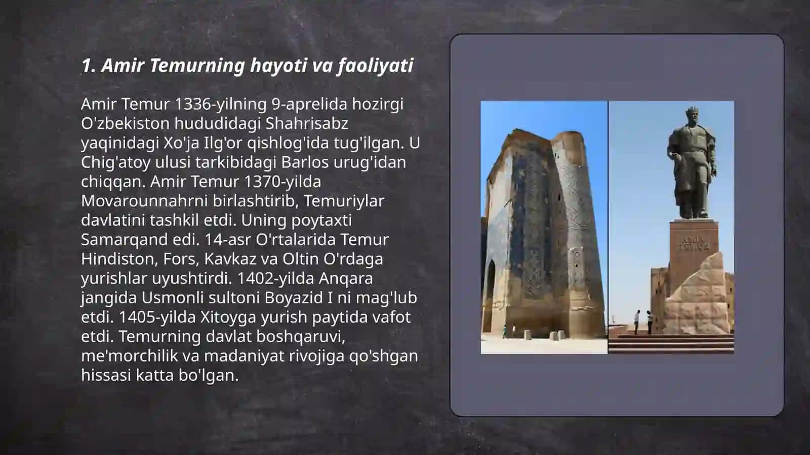 Amir Temur buyuk davlat arbobi 3