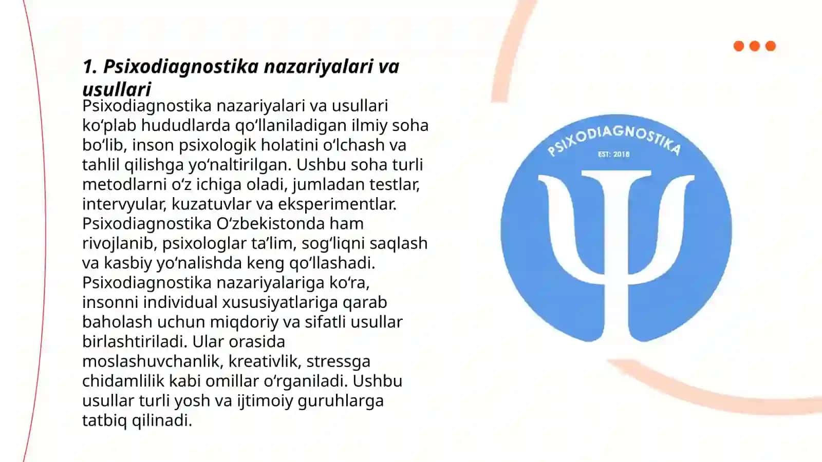 Maktab psixologik xizmatida psixodiagnostika 3