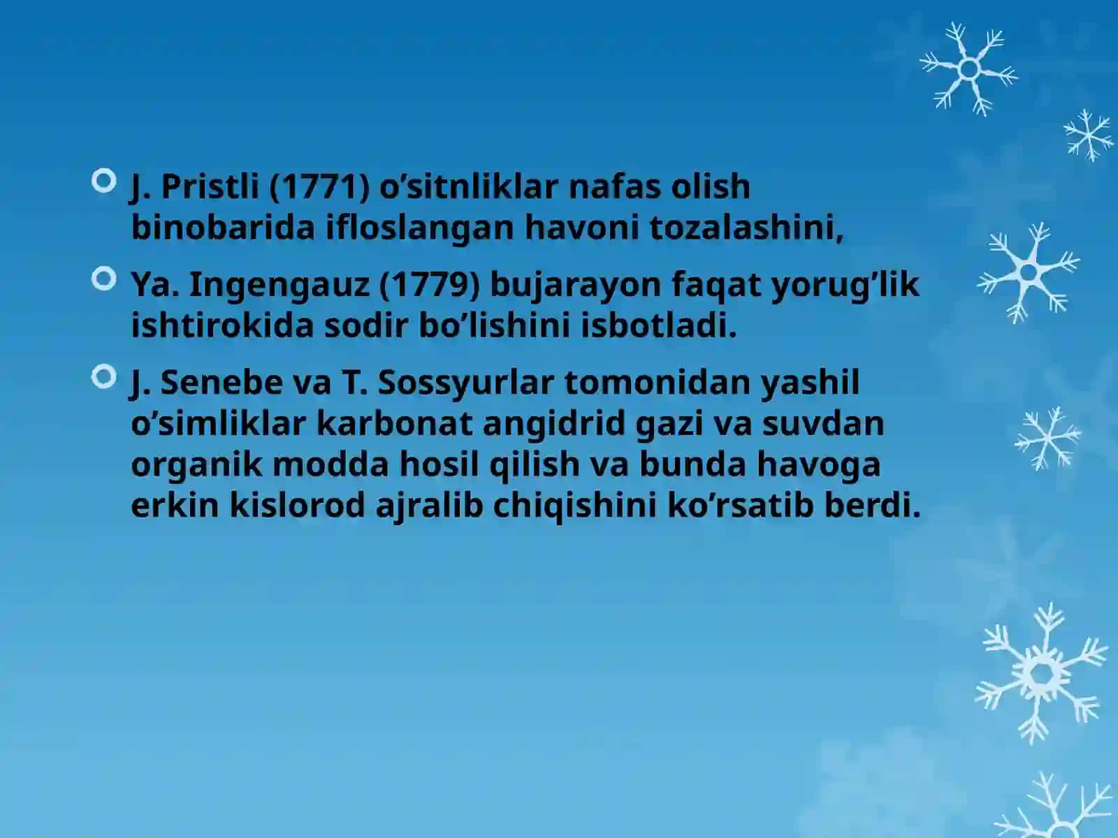 O'simliklar ozuqlanishi va o'g'it 3