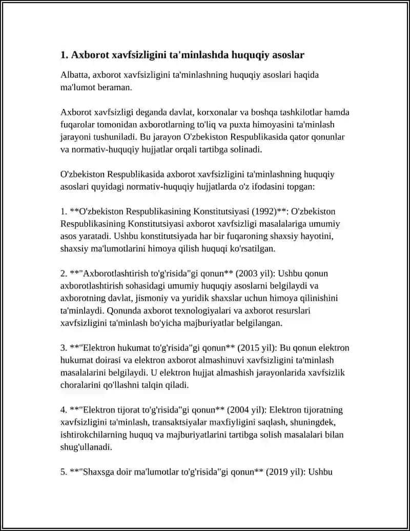 AXBOROT XAFSIZLIGINI TA'MINLASH USULLARI 3
