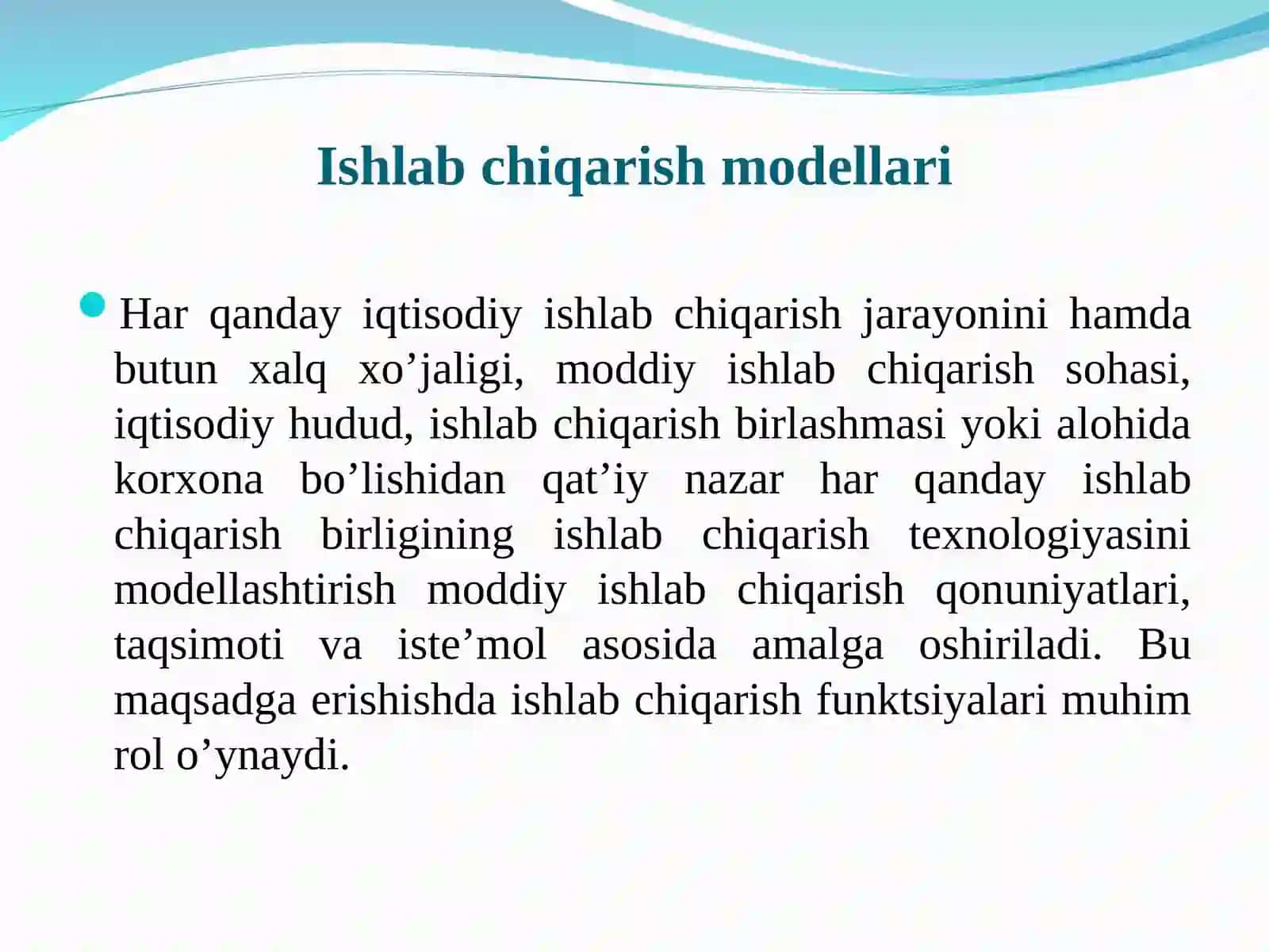 Amaliyekonometrik modellar 3