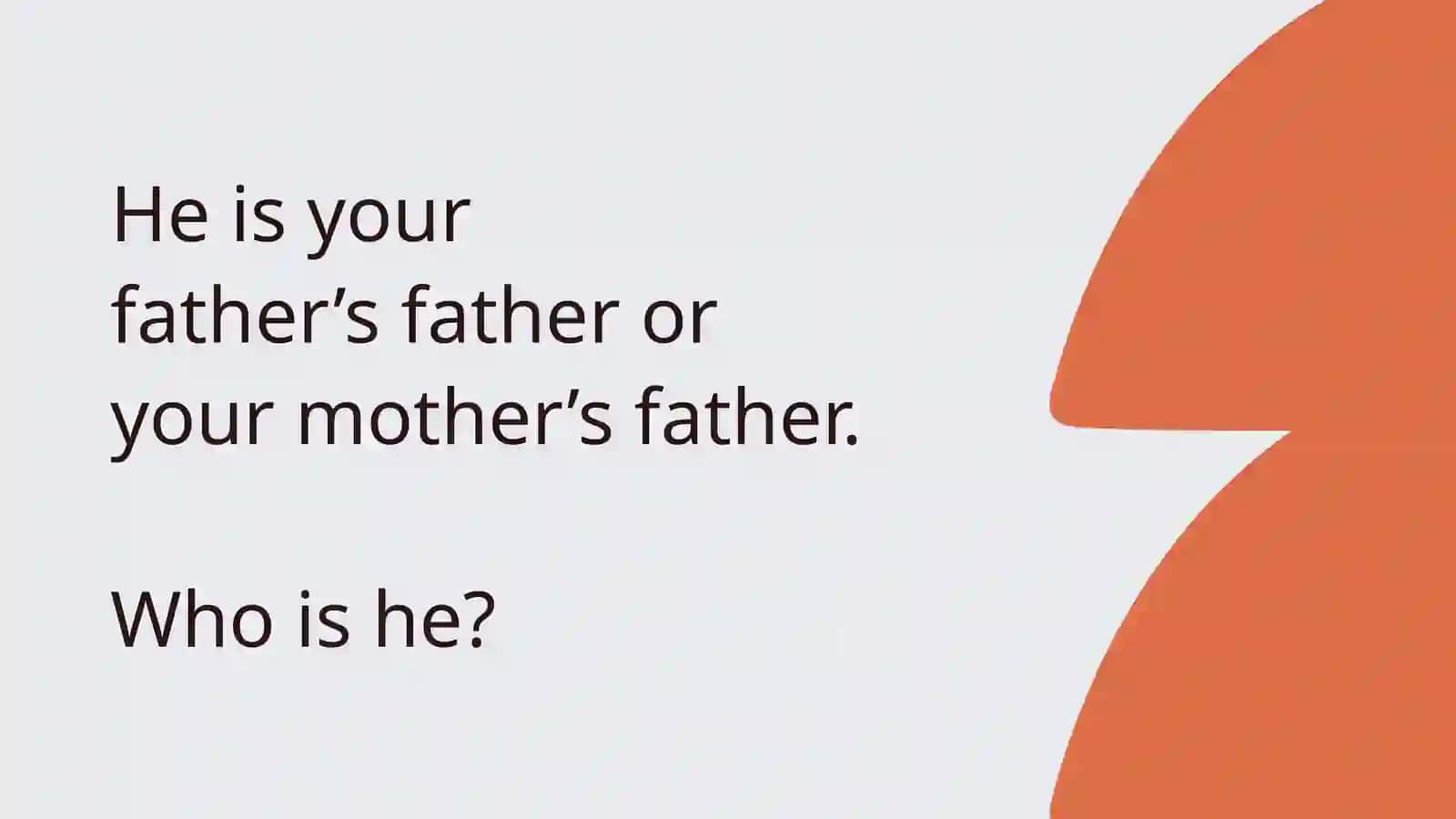 Family Vocabulary Game 3
