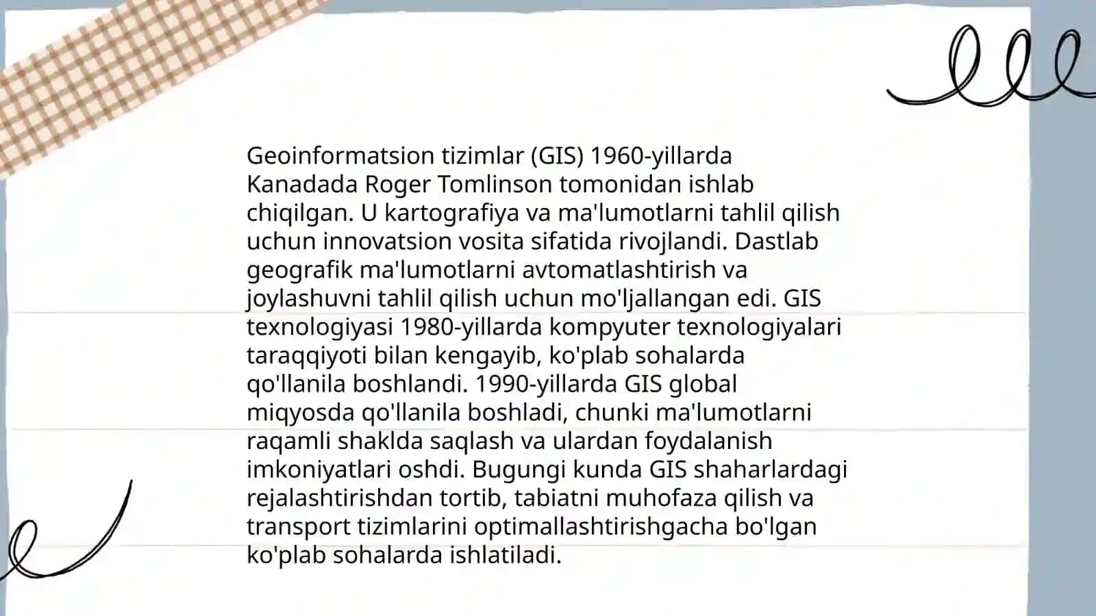 GIS tarixi va uning arxeologiya sohasida qoʻllanilishi 3