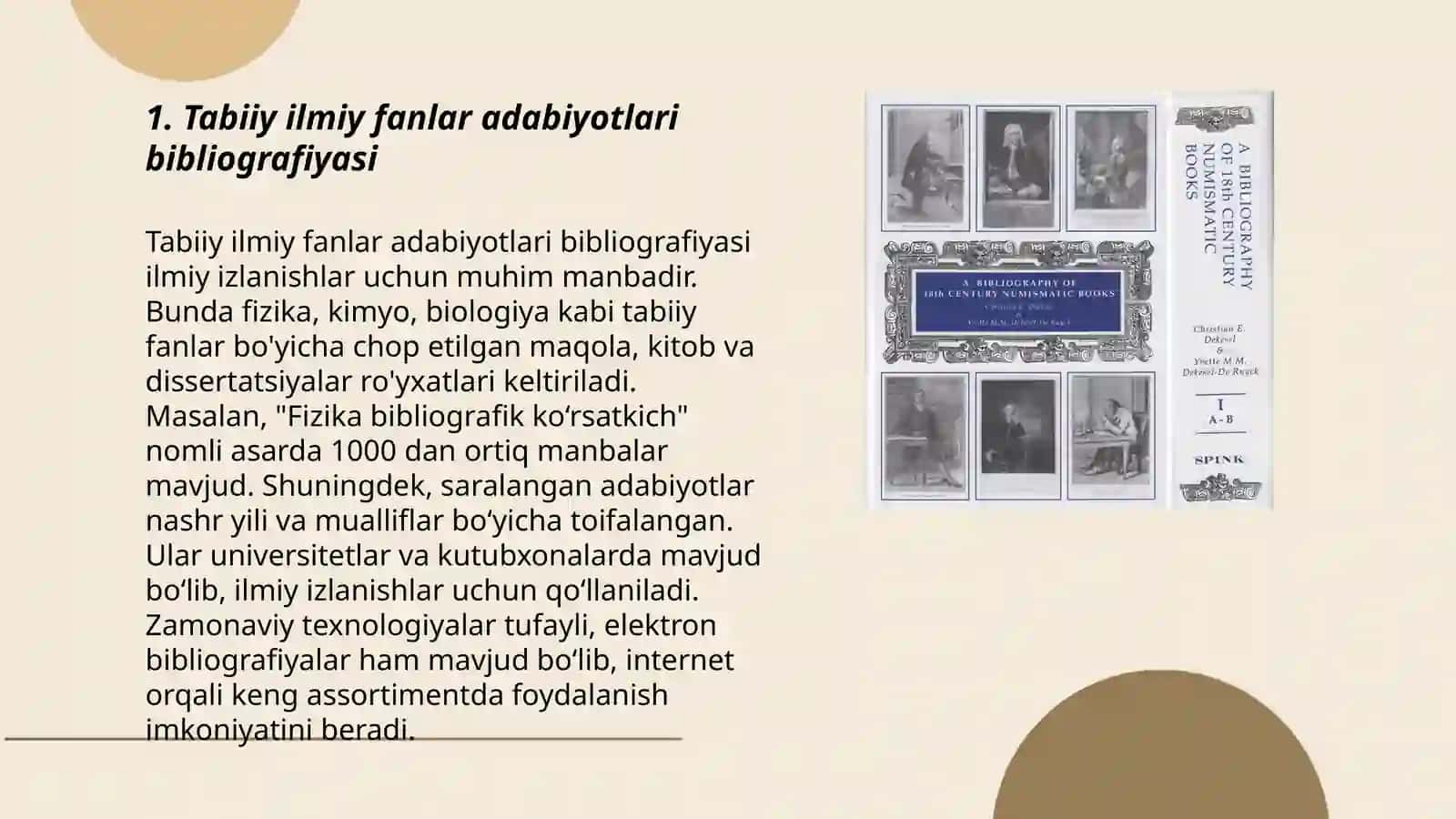 Tabiiy ilmiy fanlar adabiyotlari bibliografiyasi 3