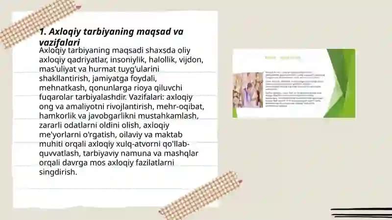 Axloqiy tarbiyaning maqsad va vazifalari 3