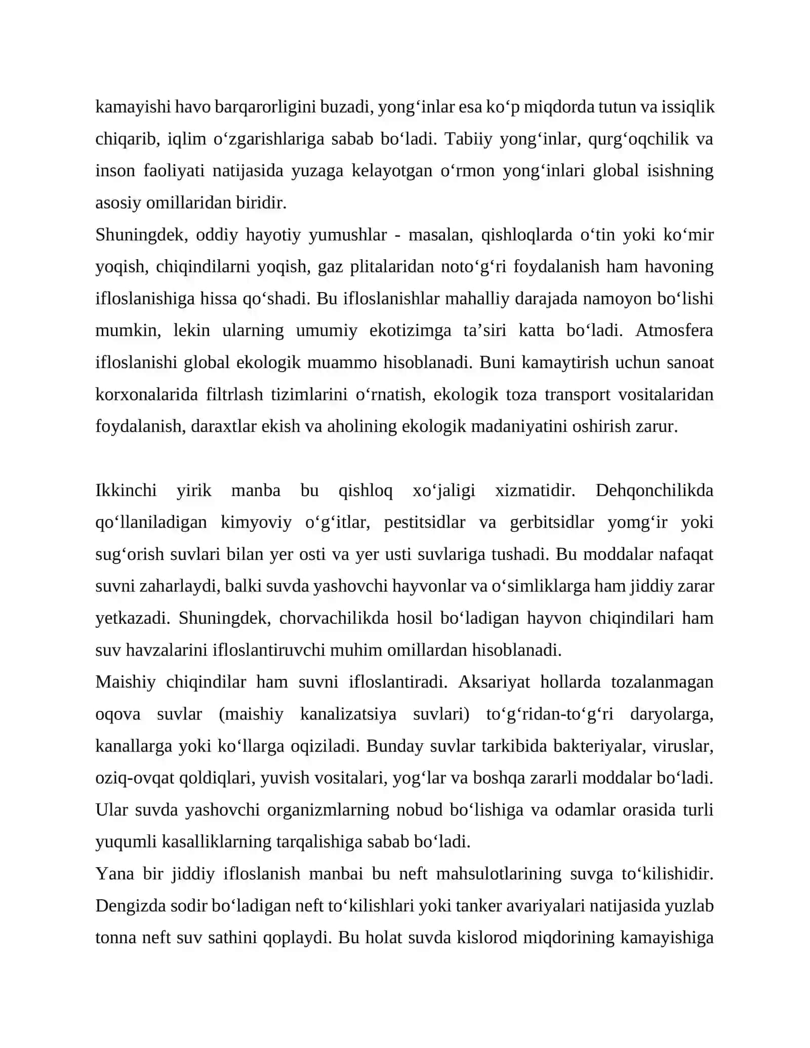 Tuproqning ifloslanish manbalari 3