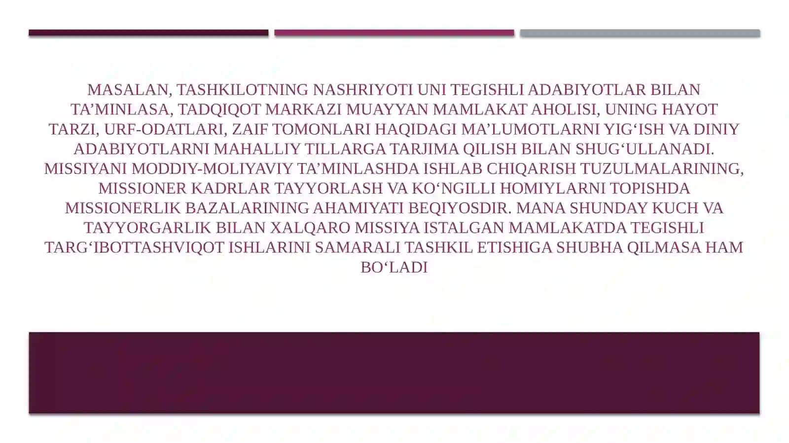 Missionerlik va prozelitizmning siyosiy - ijtimoiy xavfi 3