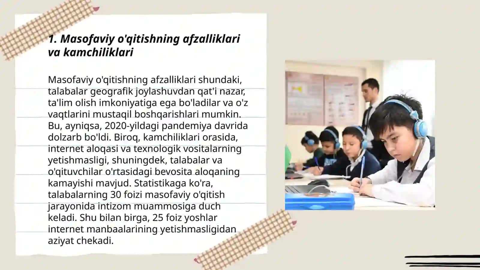 Masofaviy o'qitish texnologiyalari 3