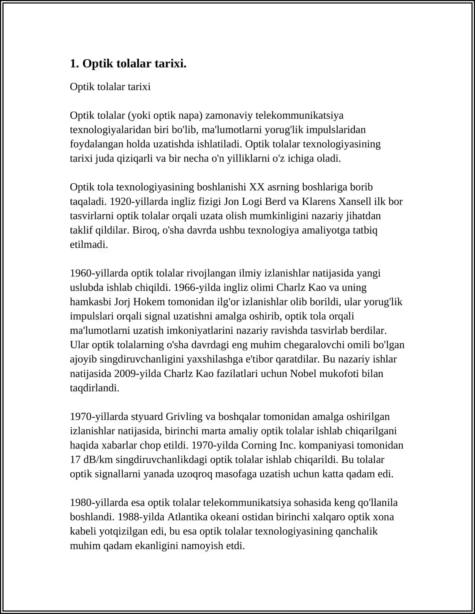 OPTIK TOLALAR VA ULARNING TIBBIYOTDA QO'LLANILISHI 3
