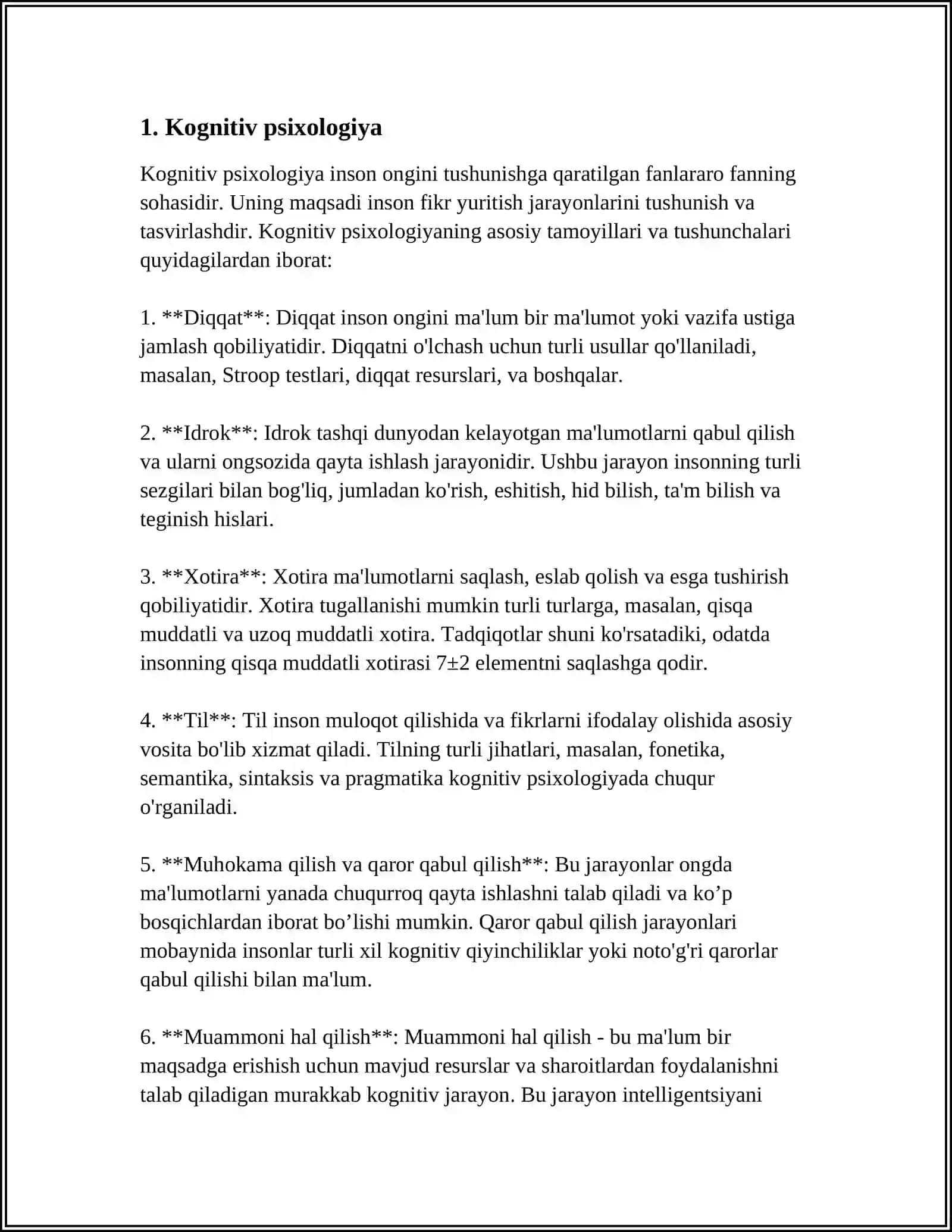 PSIXOLOGIYA TARMOQLARI 3