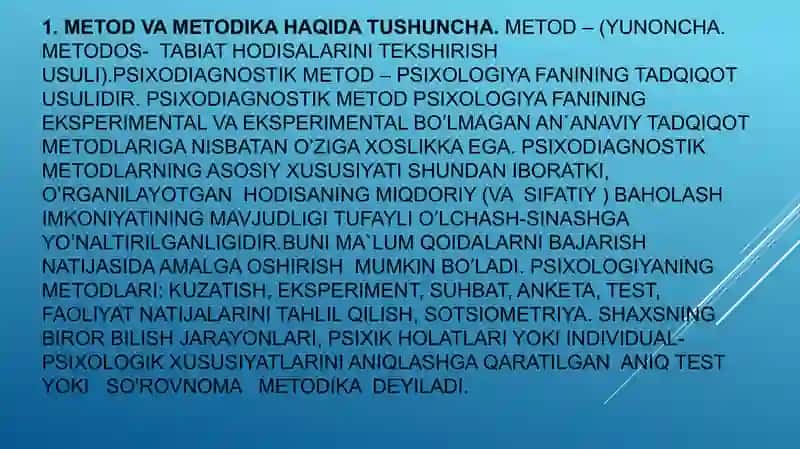 Psixologiya Metodlari 3