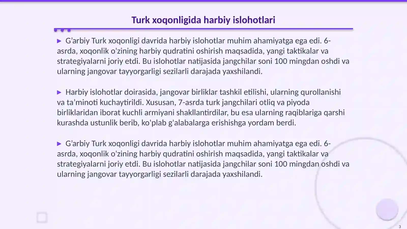 G’arbiy turk xoqonligida harbiy ish 3