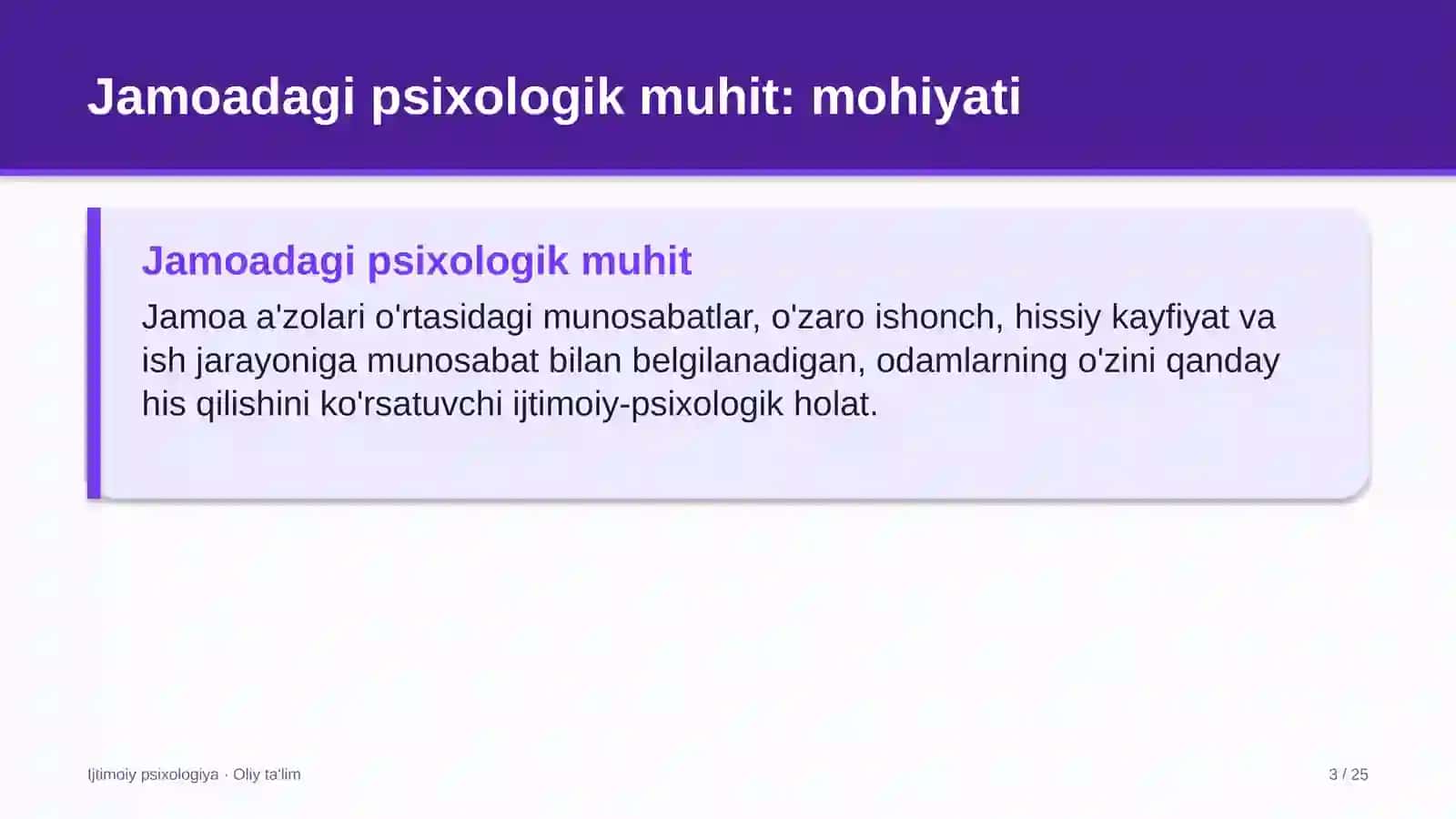 chegara qo'shinlarida jamoadagi psixologik muhit 6523 3