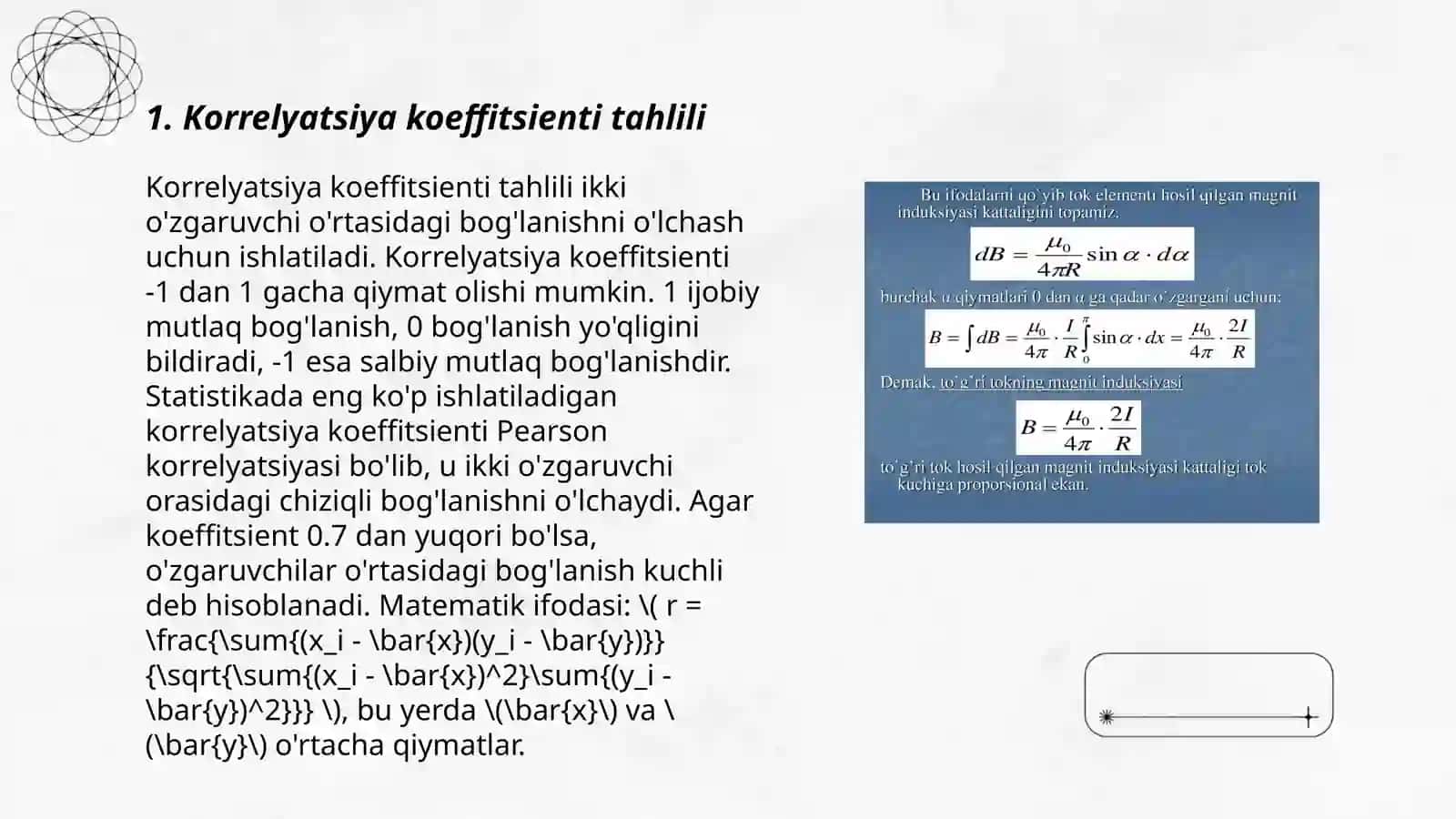 Korrelyatsiya koeffitsienti tahlili 3