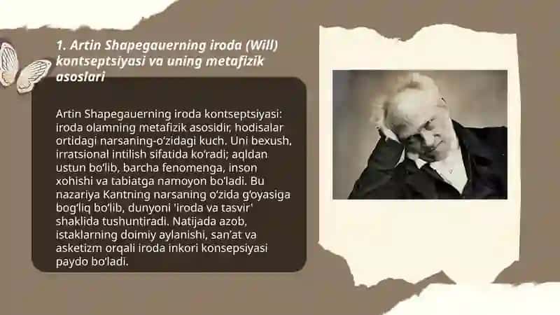 Artin Shapegauerning falsafiy qarashlari 3