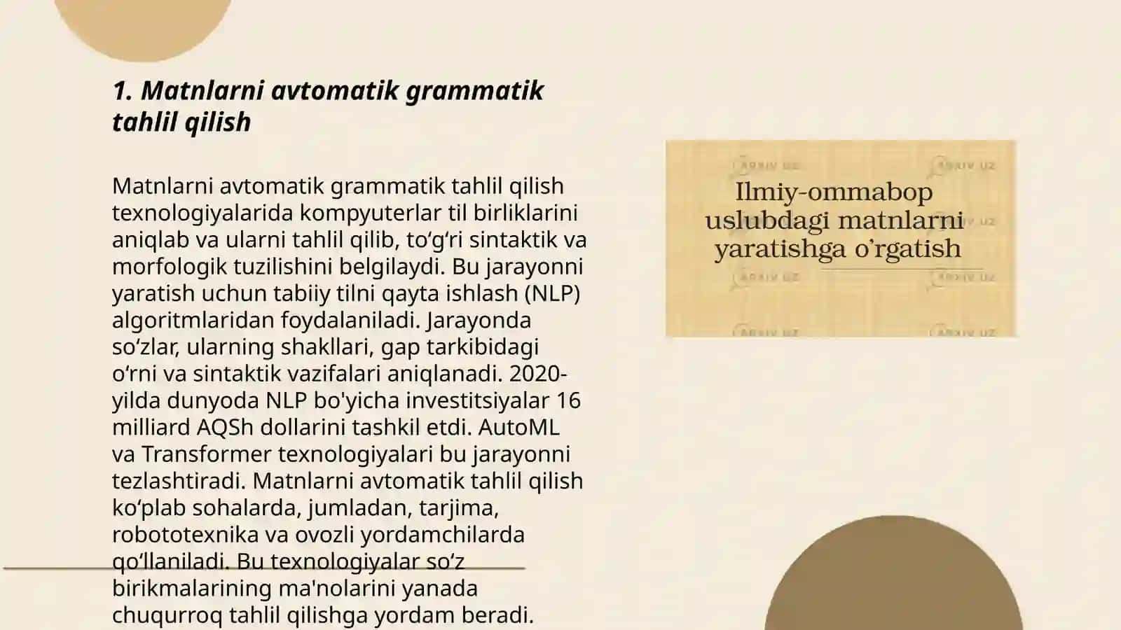Matnlarni avtomatik tahrirlash 3