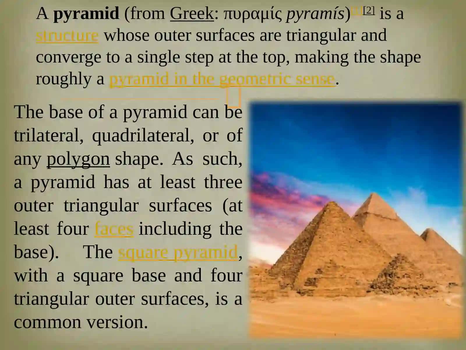 Pyramids 3