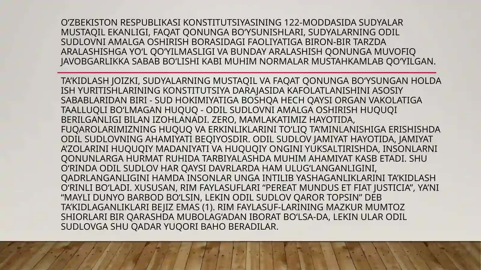 Sud hokimiyatining mustaqillligi kafolatlari 3