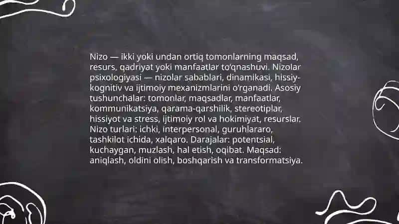 Nizolar psixologiyasi 3