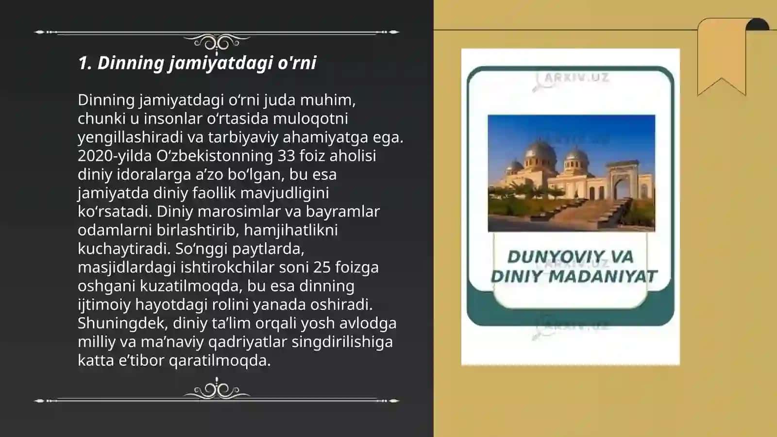 Din va madaniyat 3