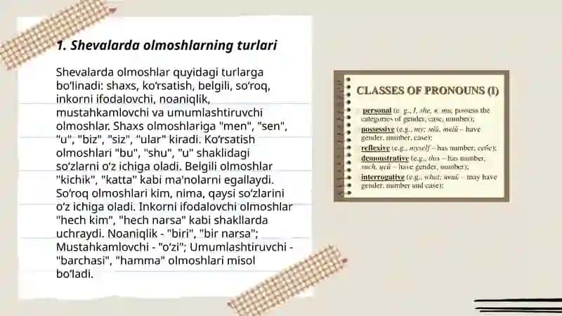 Shevalarda olmoshlarning qo'llanilishi 3
