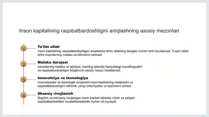 Inson kapitalini raqobatdoshligini baholash 3