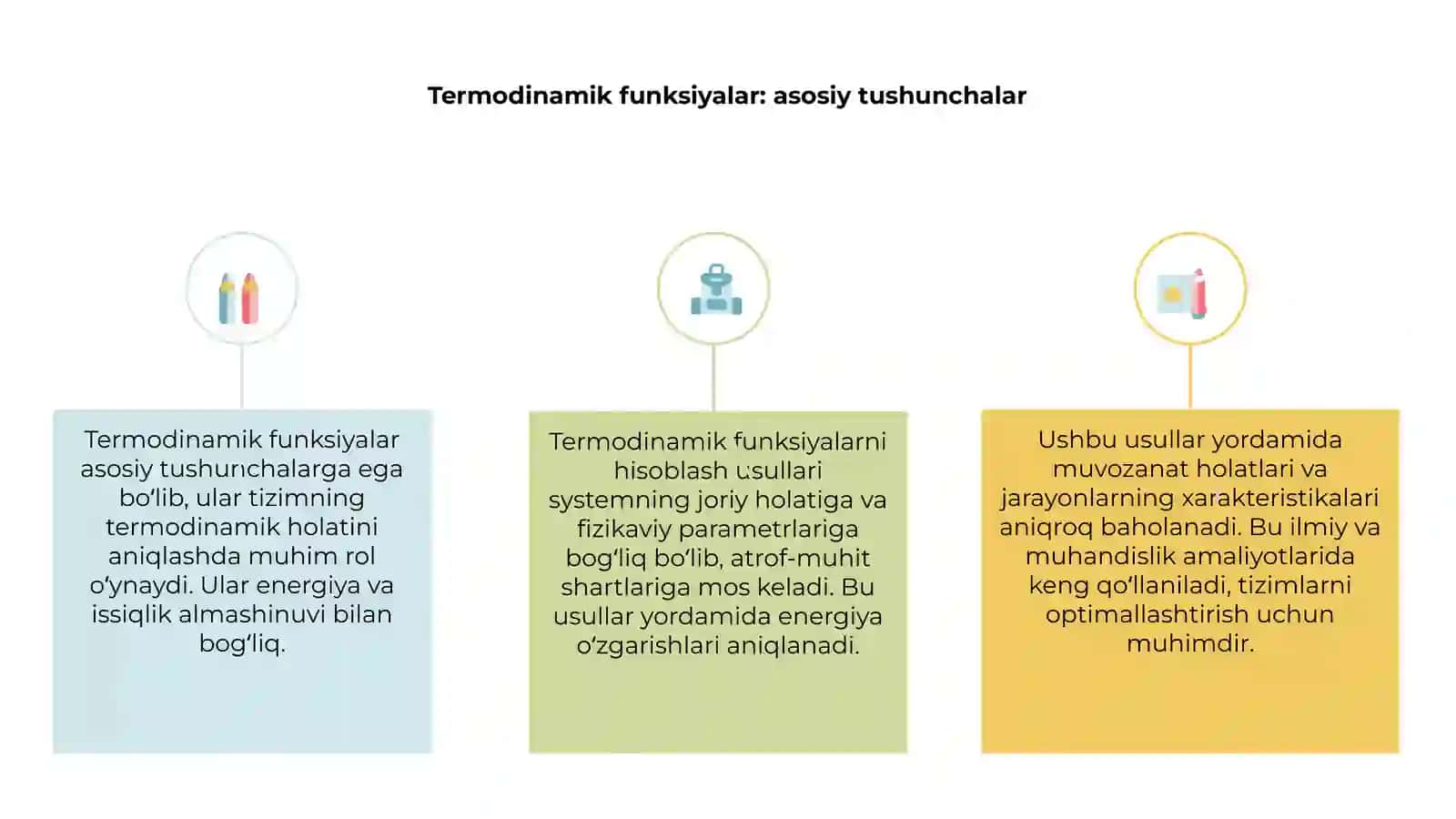 Termodinamikada funksiyalarni hisoblash usullari 3