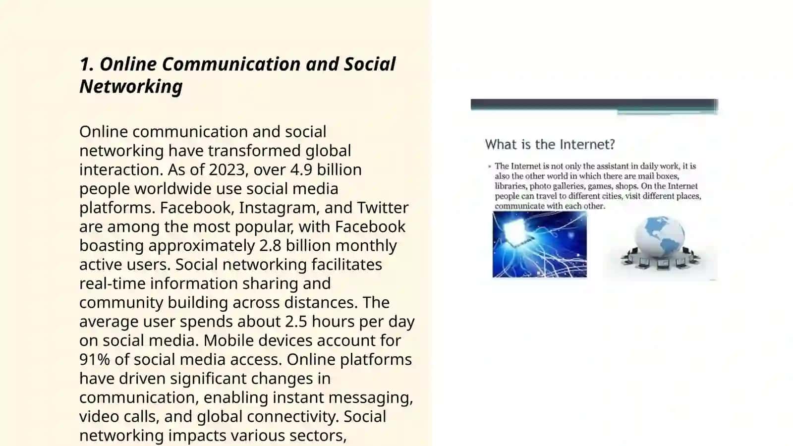 Internet in our daily life 3