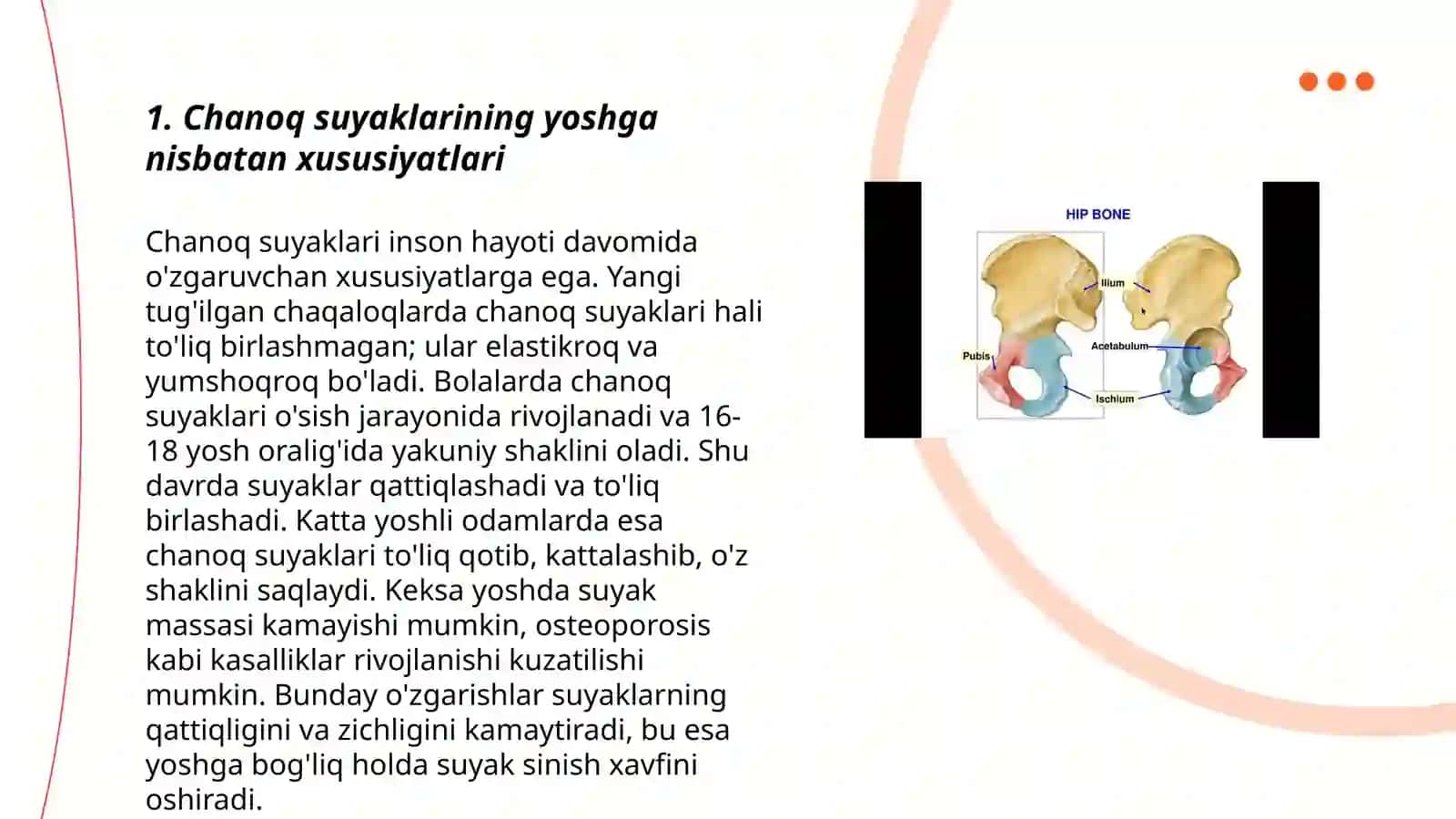 Chanoq va oyoq suyaklarining xususiyatlari 3