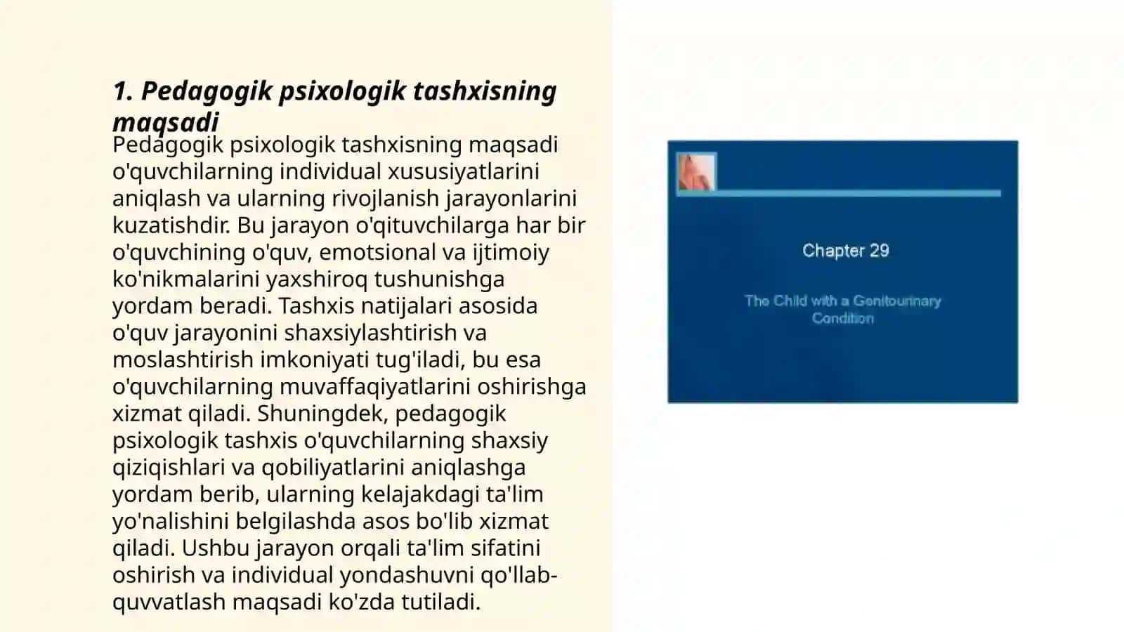 Pedagogik psixologik tashxisning mohiyati 3