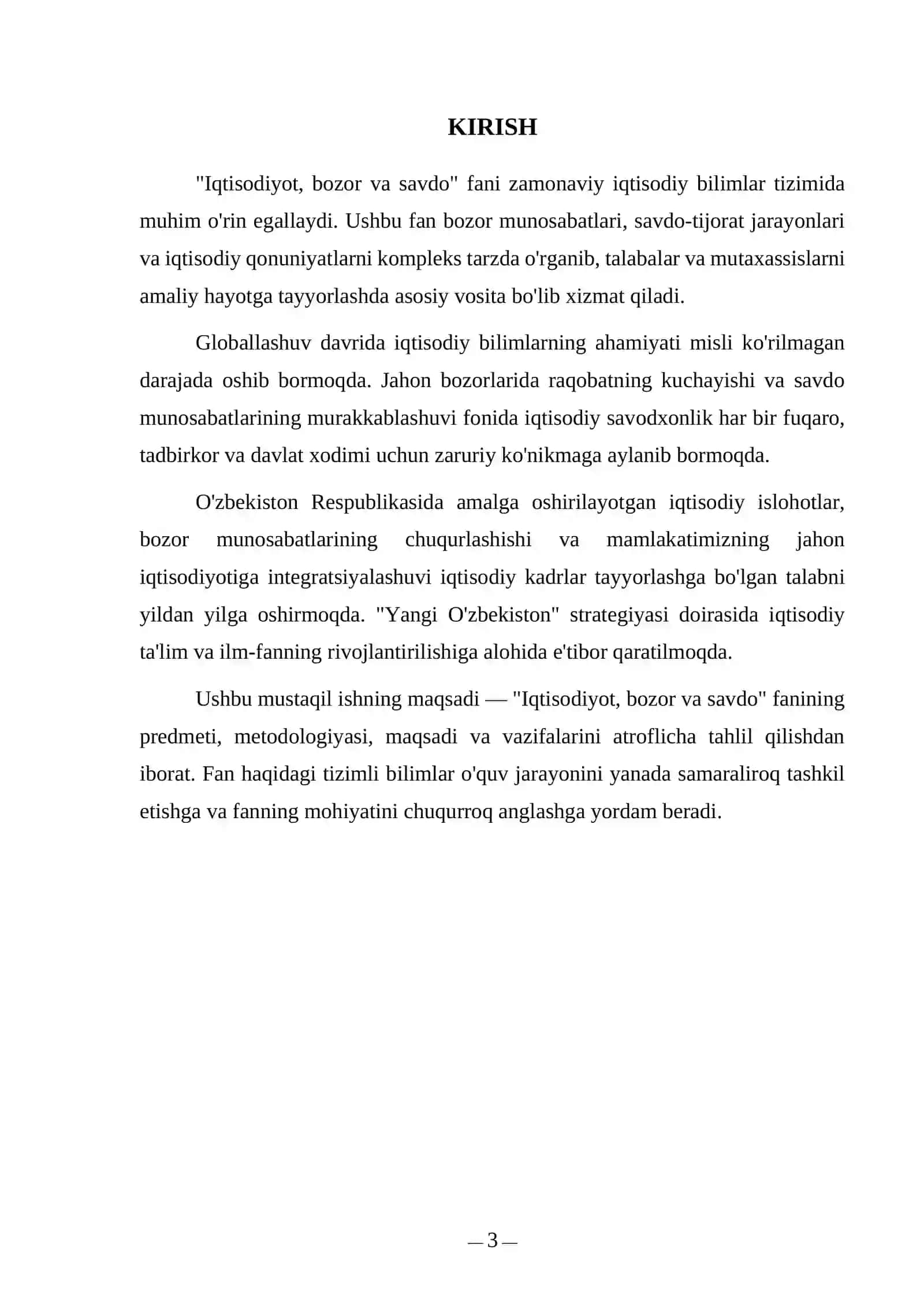 IQTISODIYOT, BOZOR VA SAVDO 3