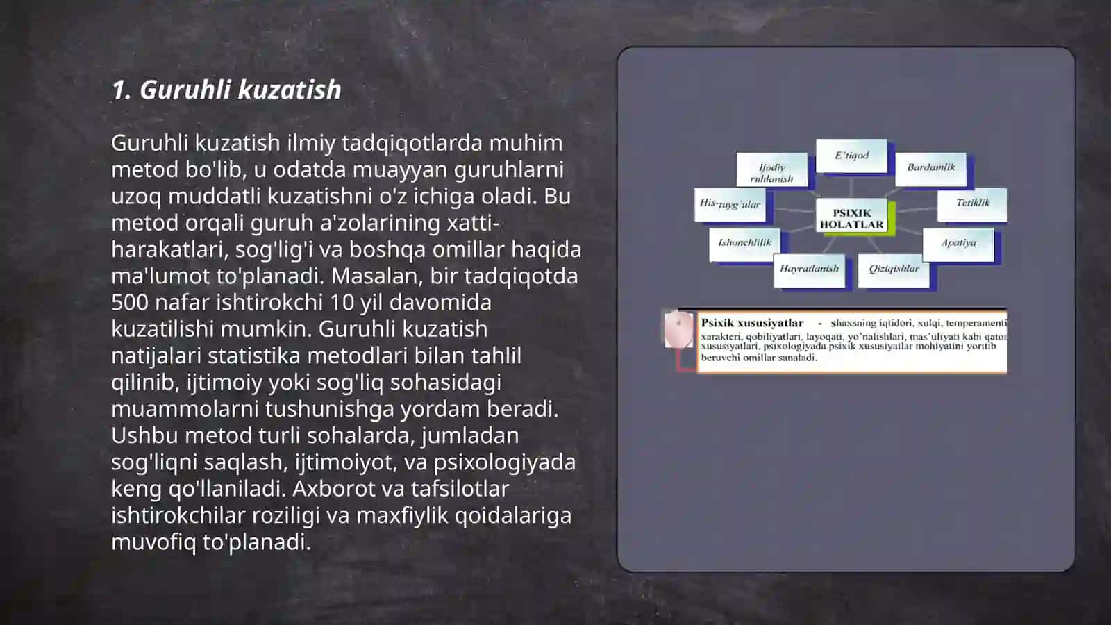 Ijtimoiy psixologiyaning asosiy metodlari 3
