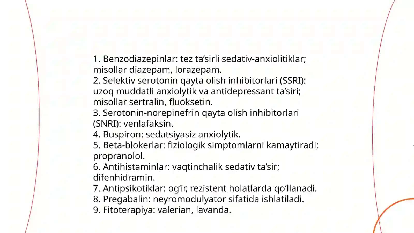 Talvasaga qarshi dori vositalar 3