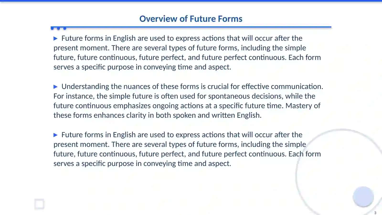 Future forms 3