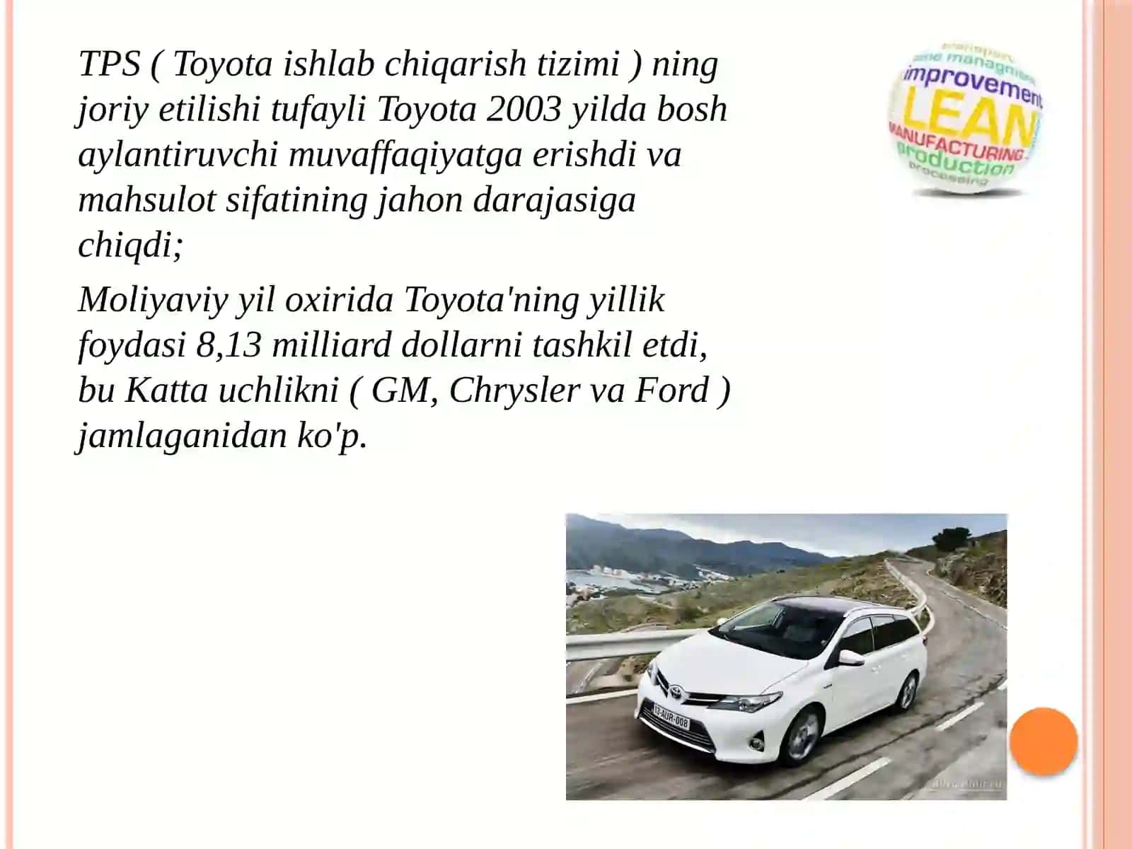 Toyota ishlab chiqarish tizimi 3