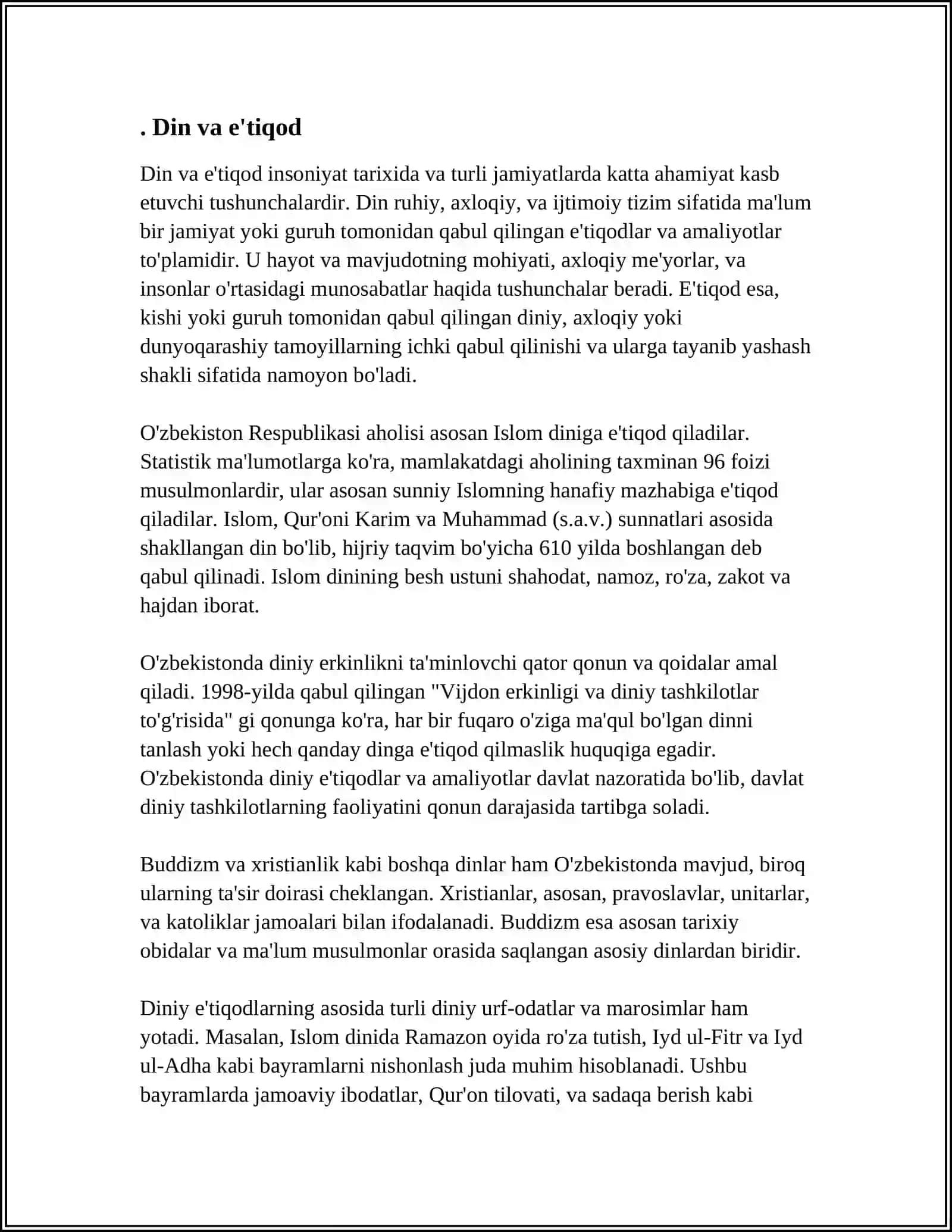 DINSHUNOSLIK FANIDAN GLOSSARIY TAYYORLASH 3
