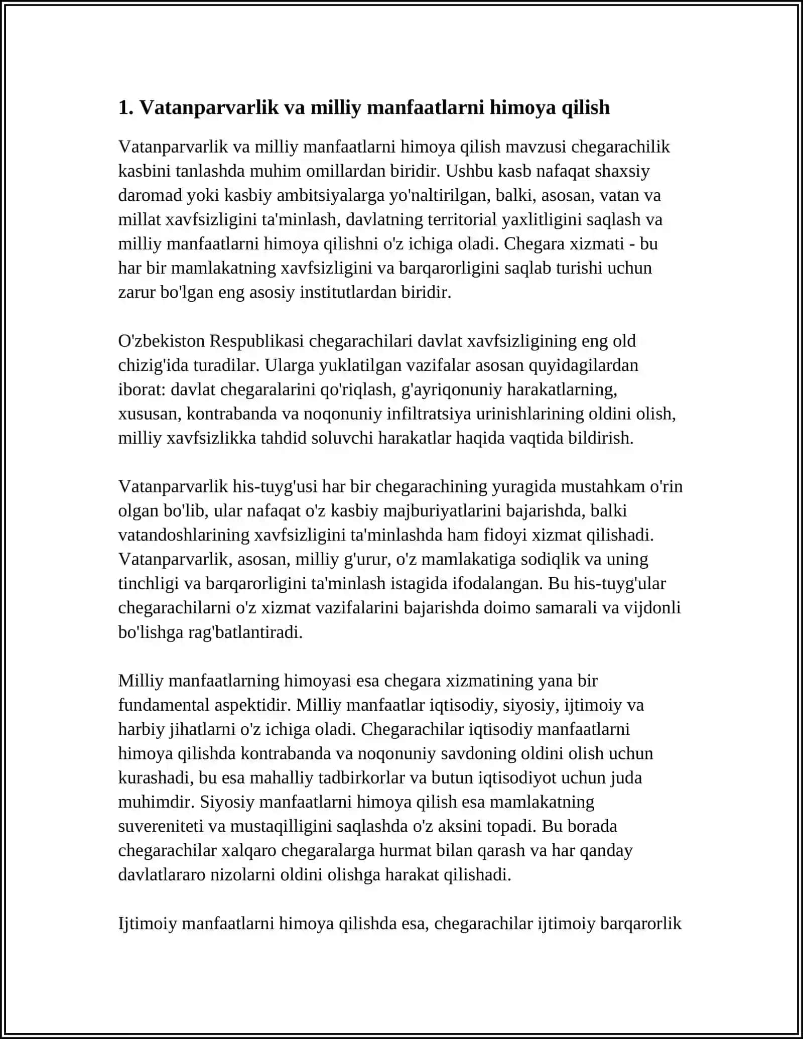 CHEGARACHILIK KASBI 3