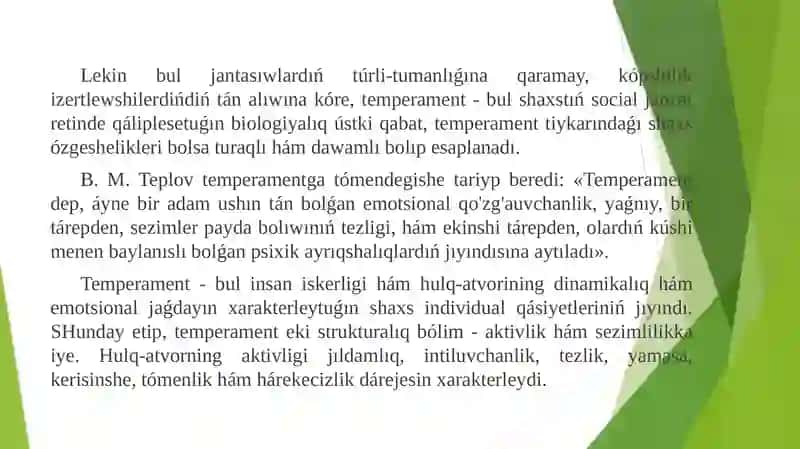 temperament óz betinshe 3
