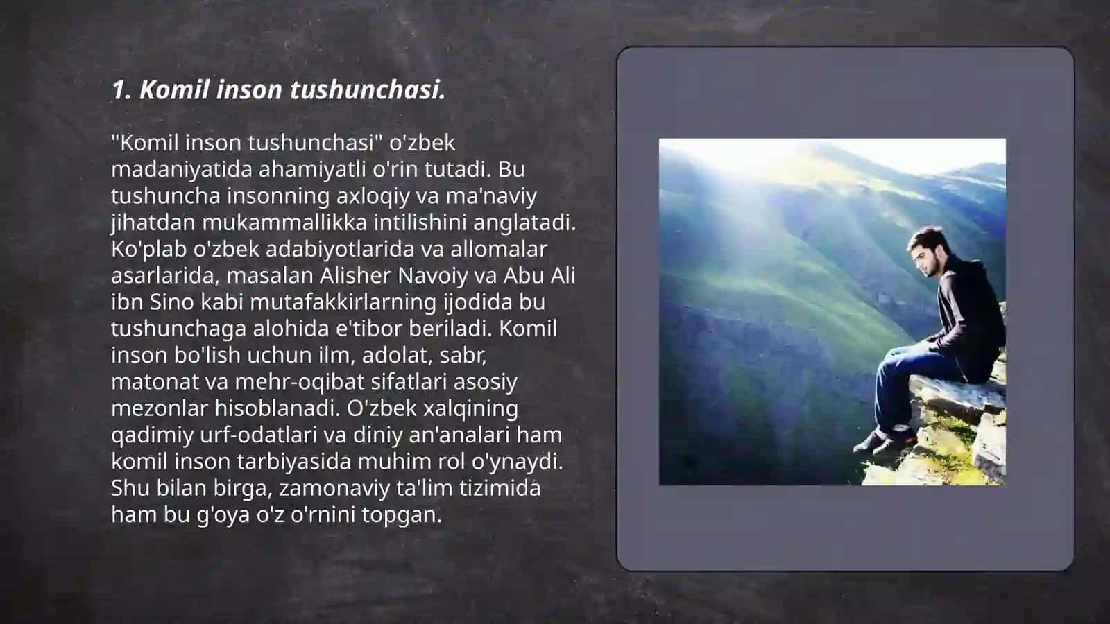 Komil inson tushunchasi 3