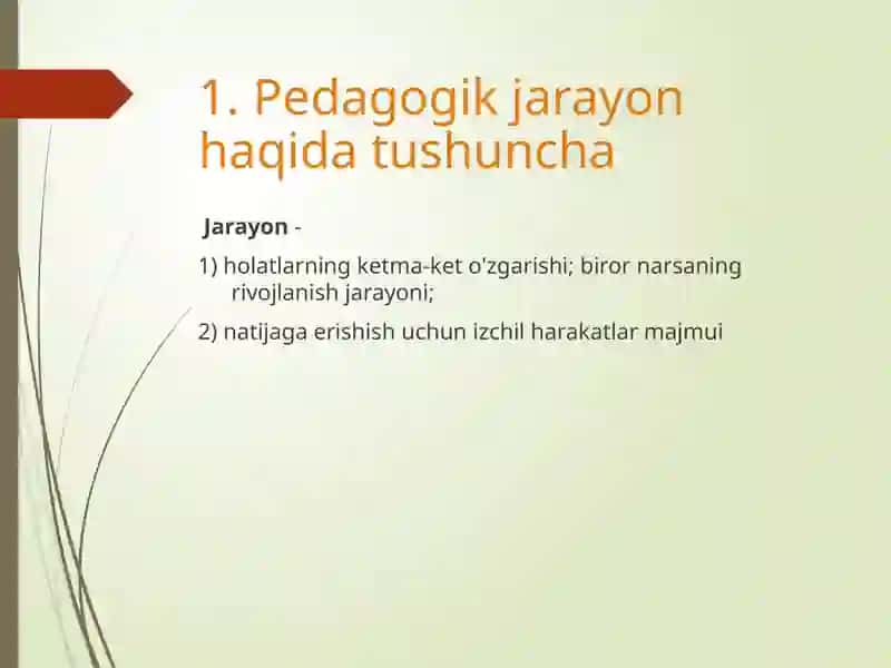 Pedagogik jarayon 3