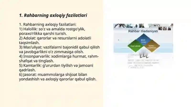 Rahbar fazilati va madaniyati 3