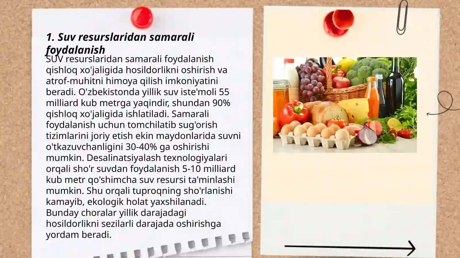 Suv Resurslaridan Samarali Foydalanish 3