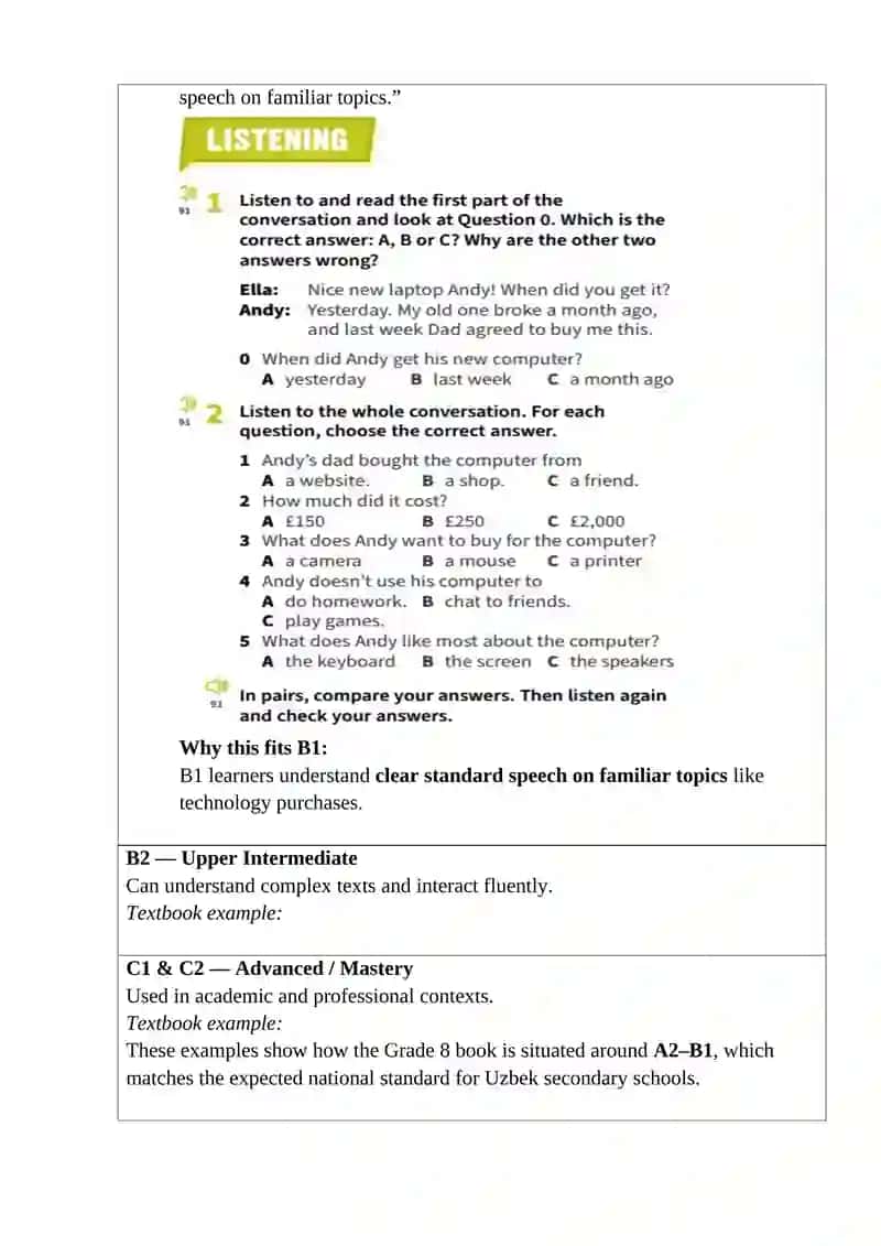 CEFR Analysis 3
