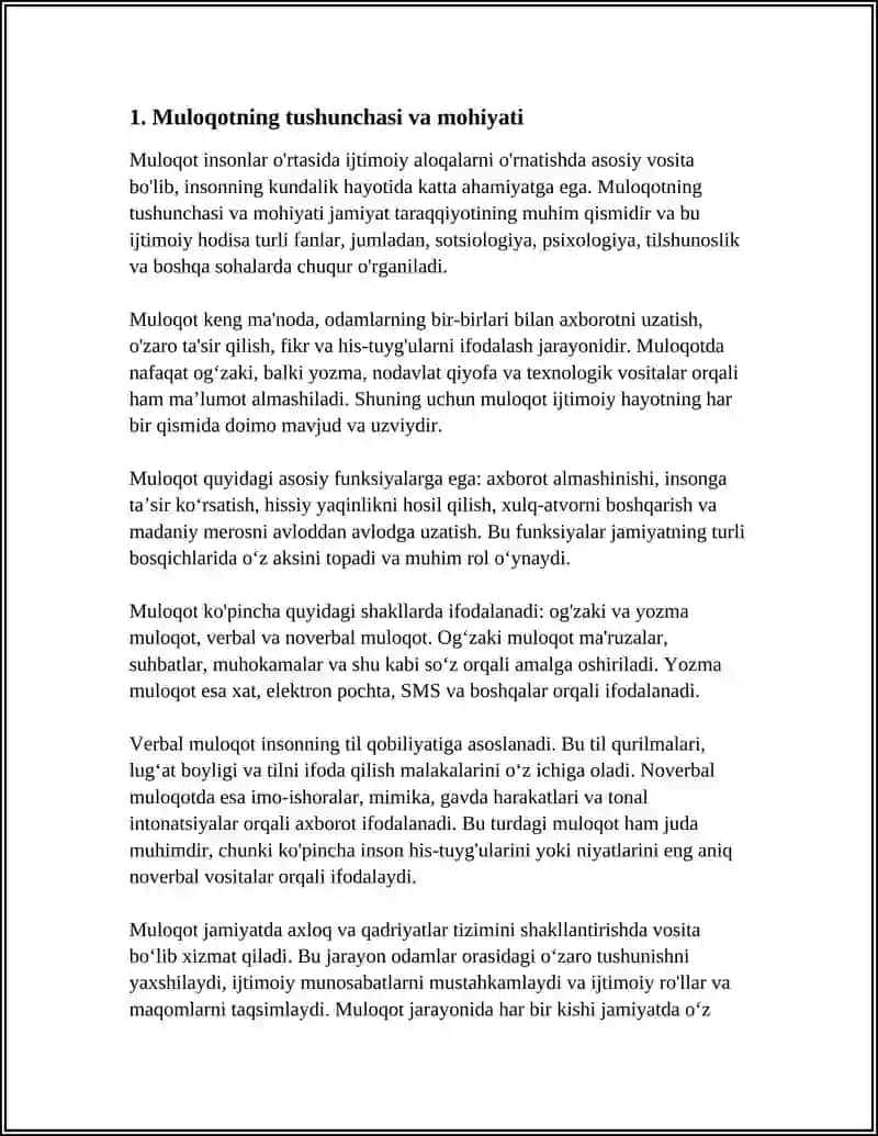 MULOQOT HAQIDA UMUMIY TUSHUNCHA 3