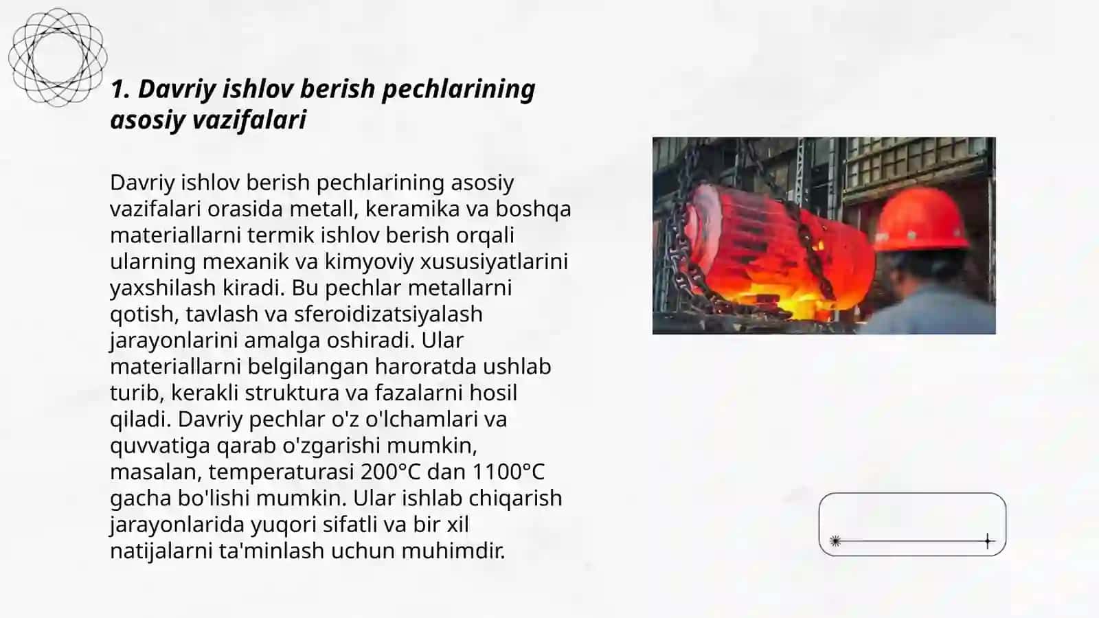 Davriy ishlovchi pechlarning issiqlik hisobi 3
