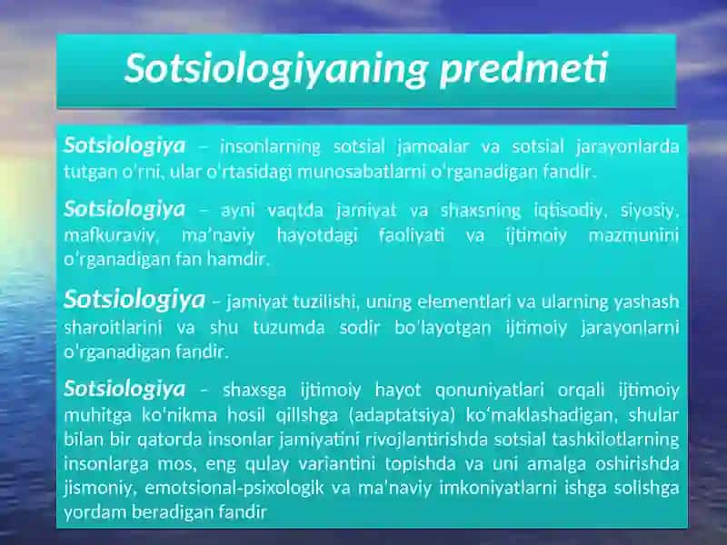 Klassik sotsiologiya maktabi vakillari hayoti va ijodi 3